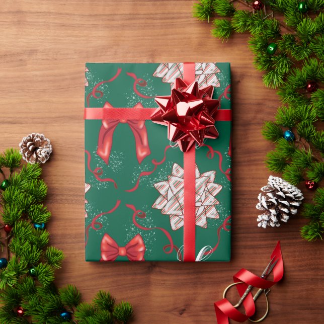 Weihnachtsbögen Geschenkpapier (Feiertagsgeschenk)