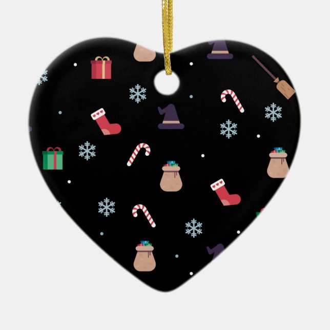 Weihnachtsbona Keramik Ornament (Vorne)