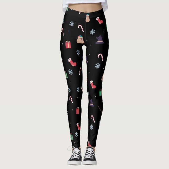 Weihnachtsbona Leggings (Vorderseite)