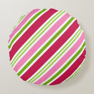 Weihnachtsbonbon-Rundkissen Rundes Kissen