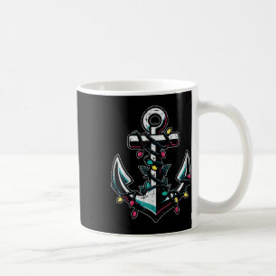 Weihnachtsboot Anker Xmas Segler Kreuzfahrt Männer Kaffeetasse