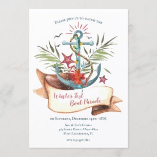 Weihnachtsbootparade Einladung