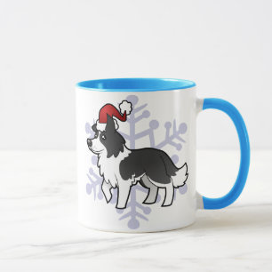 WeihnachtsBorder-Collie Tasse