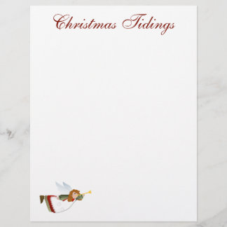 Weihnachtsbotschaft Engel Briefbogen