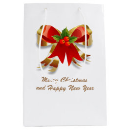 Weihnachtsbow-Geschenktasche Mittlere Geschenktüte