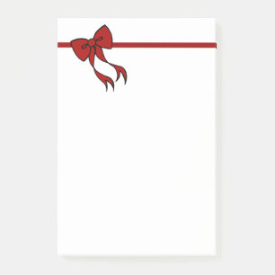 Weihnachtsbow Post It Notes Post-it Klebezettel