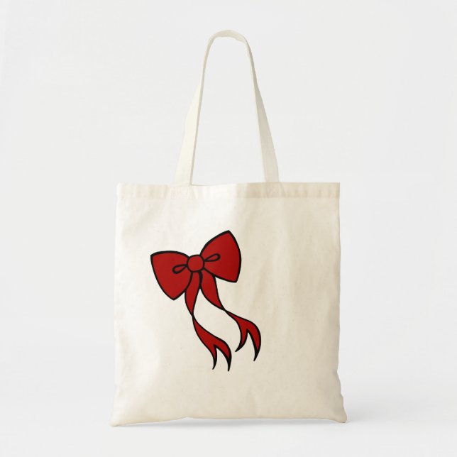 Weihnachtsbow Tote Tasche (Vorne)