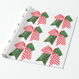 Weihnachtsbow-Wrapping-Papier Geschenkpapier