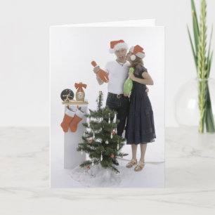 WeihnachtsBowling Feiertagskarte