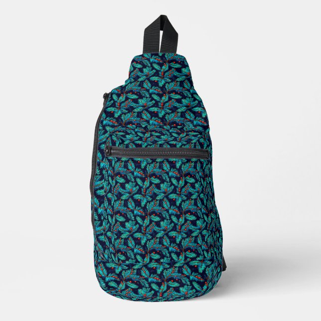Weihnachtsbrand-Muster-82397 Crossbody Bag (Vorderseite)