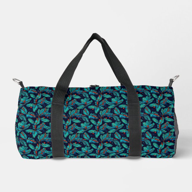 Weihnachtsbrand-Muster-82397 Duffle Bag (Vorderseite)