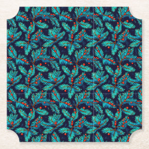 Weihnachtsbrand-Muster-82397 Untersetzer