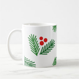 Weihnachtsbranntbeeren Kaffeetasse