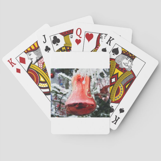 Weihnachtsbrell-Dekoration Spielkarten (Rückseite)