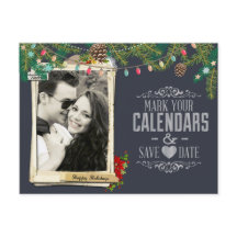 Weihnachtsbrett Save the Date