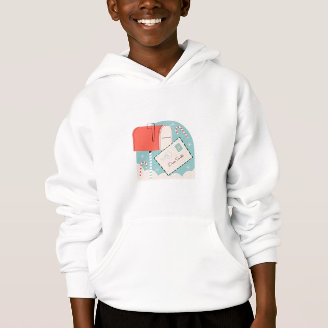 Weihnachtsbrief an Santa Hoodie (Vorderseite)