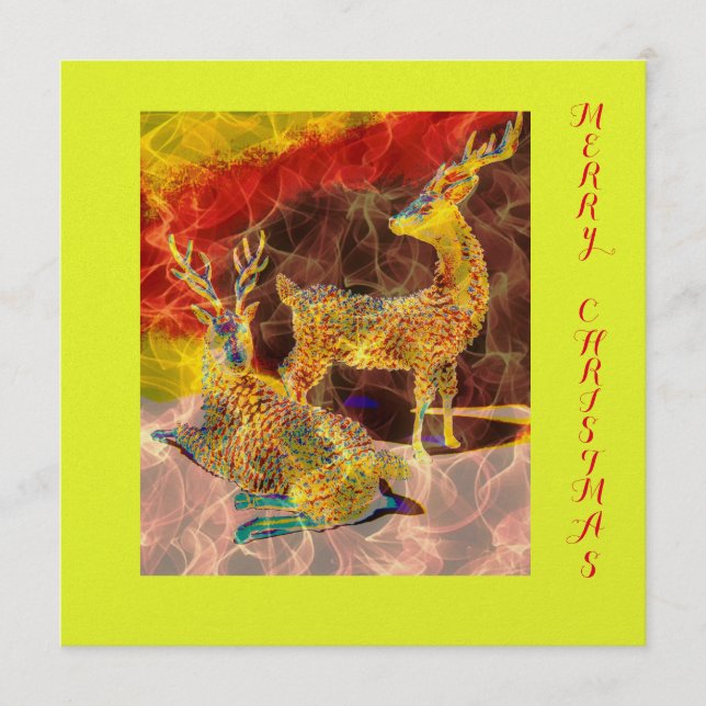 Weihnachtsbrief Feiertagskarte (Vorderseite)