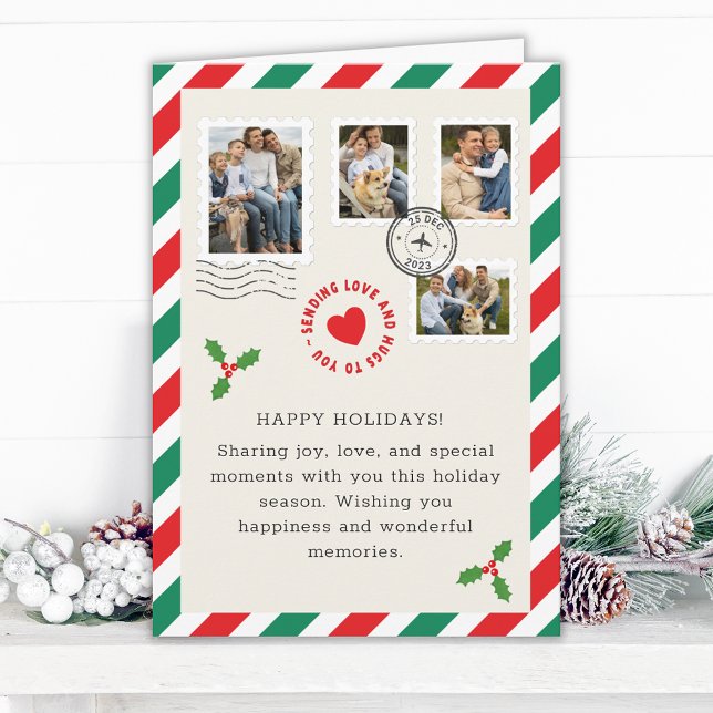 Weihnachtsbrief Foto der Familie geklappt Karte (Von Creator hochgeladen)