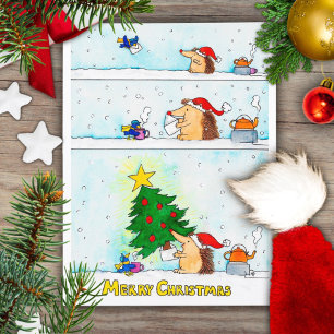 Weihnachtsbrief Postkarte von Nicole Janes