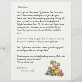 Weihnachtsbrief vom Weihnachtself
