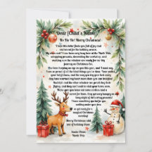 Weihnachtsbrief vom Weihnachtsmann