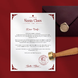 Weihnachtsbrief von Santa Claus