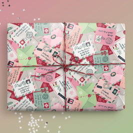 Weihnachtsbriefe an den Weihnachtsmann aus aller W Geschenkpapier