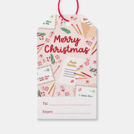 Weihnachtsbriefe & Briefe an den Weihnachtsmann -  Geschenkanhänger