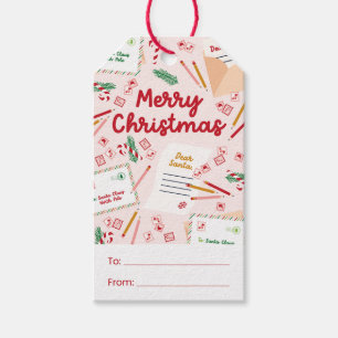 Weihnachtsbriefe & Briefe an den Weihnachtsmann -  Geschenkanhänger