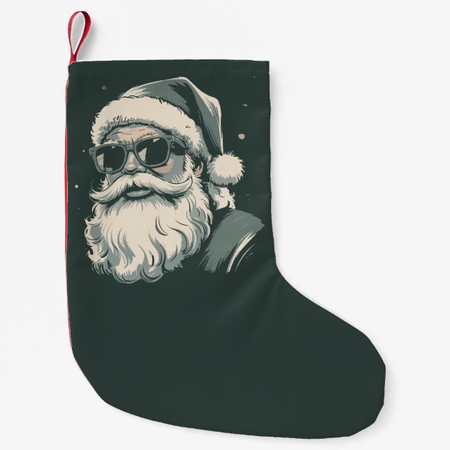 Weihnachtsbrille Weihnachten Weihnachten Weihnacht Kleiner Weihnachtsstrumpf (Vorderseite)