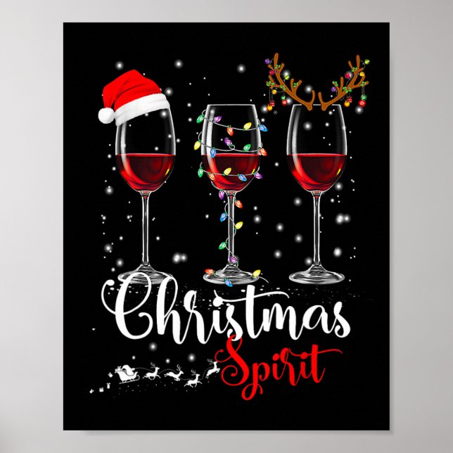 Weihnachtsbrille Weihnachten Weihnachten Weihnacht Poster (Vorne)