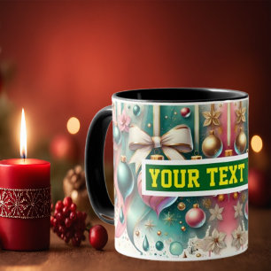 Weihnachtsbrillen Wasserfarben Tasse