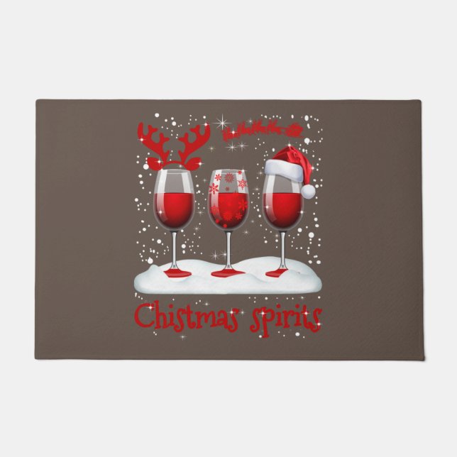 Weihnachtsbrillen Weihnachten Weihnachten Weihnach Fußmatte (Vorderseite)
