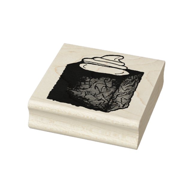 Weihnachtsbrötchen Kuchen geschnittene Creme Gummistempel (Stempel)