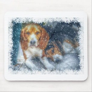 Weihnachtsbrüder Mousepad