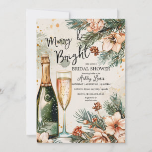 Weihnachtsbrunch und Brautparty Einladung