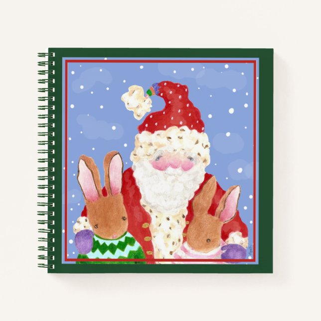 Weihnachtsbrunnen Notizbuch (Vorderseite)