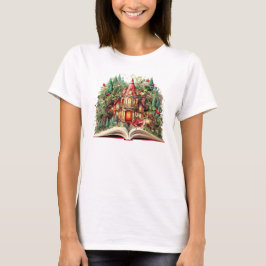 Weihnachtsbuch-Design T-Shirt