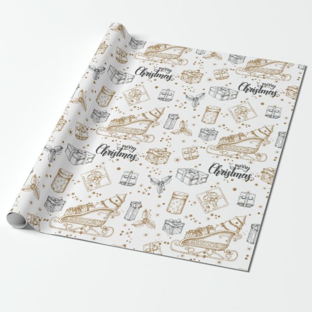 Weihnachtsbuch Geschenkpapier (Ungerollt)