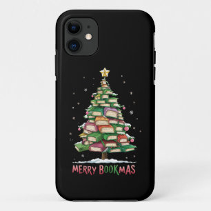 Weihnachtsbuch "Lover Tree Librarian Merry Bookmas Case-Mate iPhone Hülle