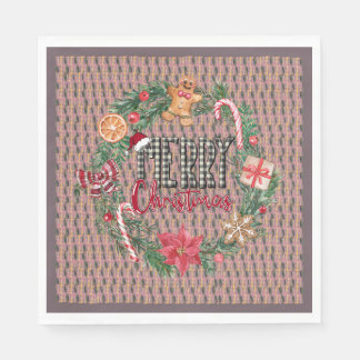 Weihnachtsbuch Napkin Serviette