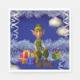 Weihnachtsbuch Napkins, Elf Serviette