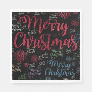 Weihnachtsbuch Napkins, Frohe Weihnachten Serviette