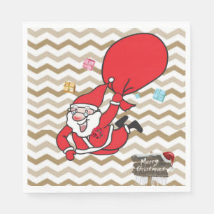 Weihnachtsbuch Napkins, Frohe Weihnachten Serviette