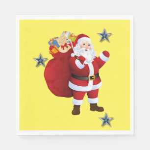 Weihnachtsbuch Napkins, Frohe Weihnachten Weihnach Serviette