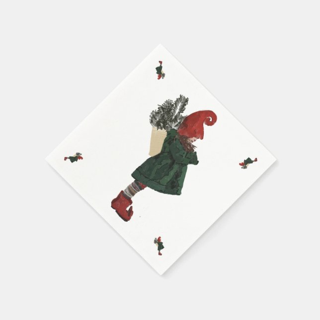 Weihnachtsbuch Napkins - Ring in the Joy Serviette (Ecke)
