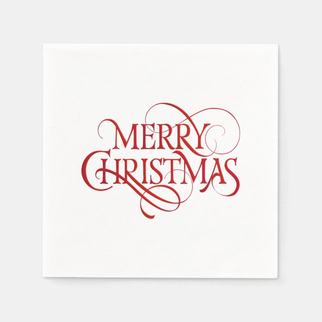 Weihnachtsbuch Napkins Serviette (Vorderseite)