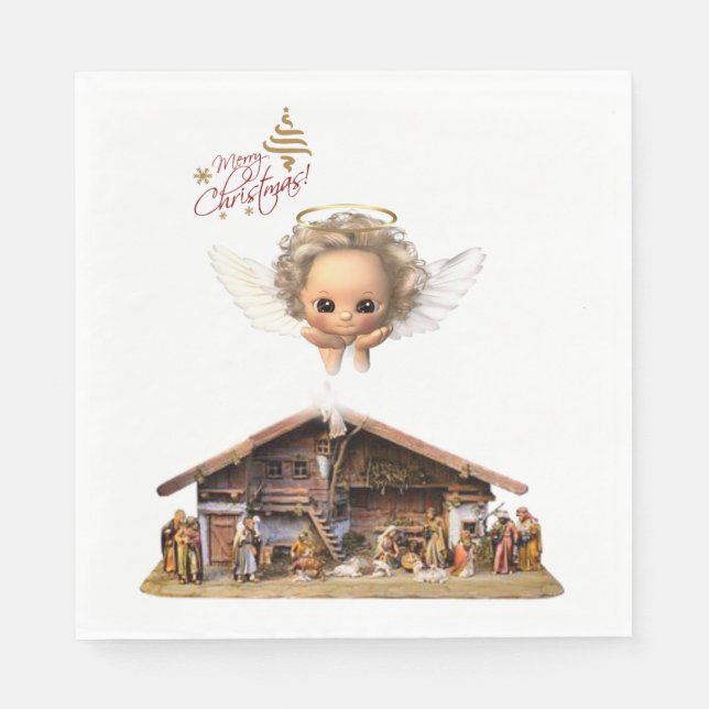 Weihnachtsbuch Napkins Serviette (Vorderseite)