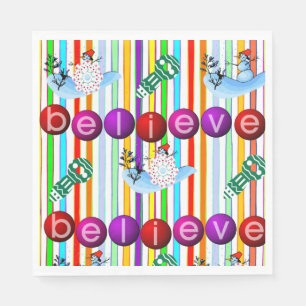 Weihnachtsbuch Napkins, Snowman Napkins Serviette