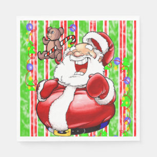 Weihnachtsbuch Napkins, Teddy Bär Serviette